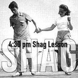 4:30 pm Beginner Shag Lesson