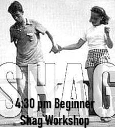 4:30 pm Beginner Shag Workshop