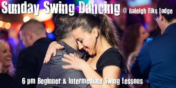 Swing Dancing Every Sunday Night in Raleigh, NC